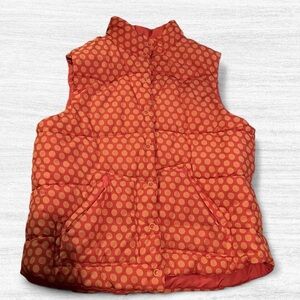 Vintage Polka Dot Puffer Vest